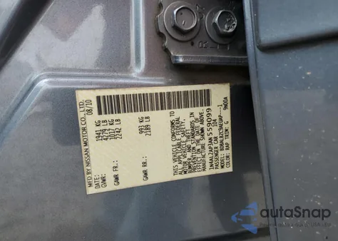2010 Nissan Altima Base из США, поврежденный, VIN 1N4AL2AP3AN559099